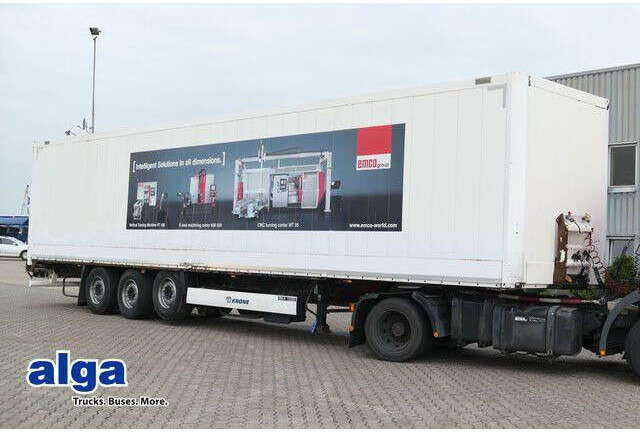 Krone SD, Schlüssellochblech, Luft-Lift, SAF-Achsen - Puspiekabe slēgtā virsbūve: foto 1 Krone SD, Schlüssellochblech, Luft-Lift, SAF-Achsen - Puspiekabe slēgtā virsbūve: foto 1