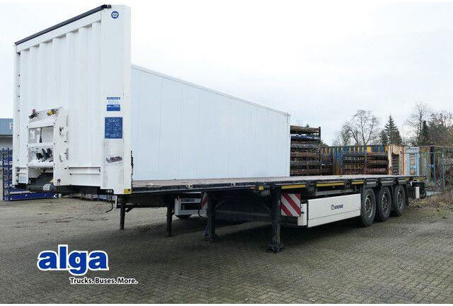 Krone SDP 27, Container, Rungen, 2x Lift, Multi-Lock - Puspiekabe zema profila platforma: foto 1 Krone SDP 27, Container, Rungen, 2x Lift, Multi-Lock - Puspiekabe zema profila platforma: foto 1