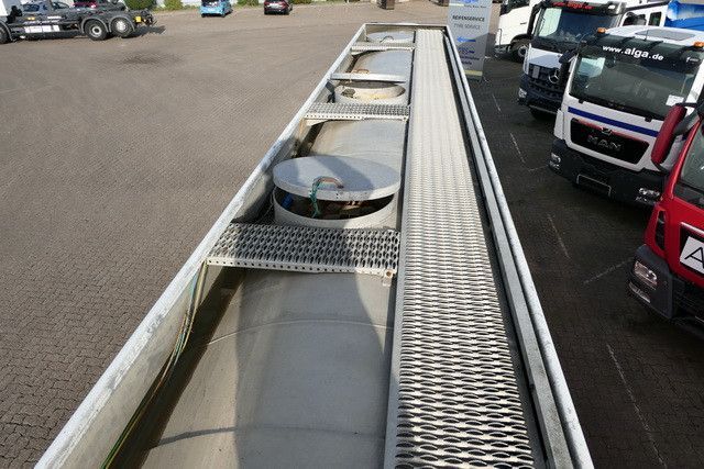 Puspiekabe cisterna Lindner & Fischer, 23.550ltr., 3 Kammern, BPW: foto 6
