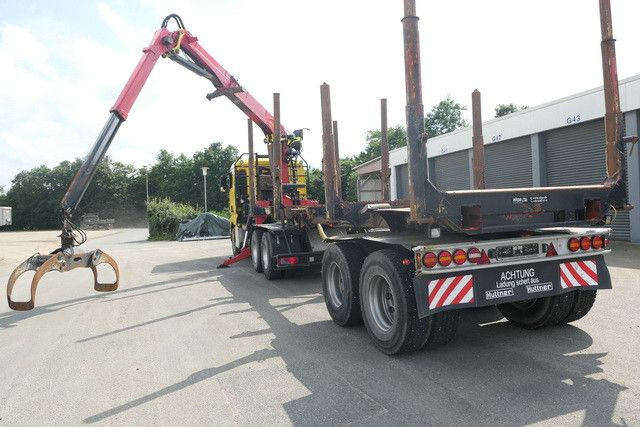 MAN 26.540 TGX 6x4, Kombizug, Huttner LNZK 20 - Kokvedējs, Kravas auto ar manipulatoru: foto 5 MAN 26.540 TGX 6x4, Kombizug, Huttner LNZK 20 - Kokvedējs, Kravas auto ar manipulatoru: foto 5