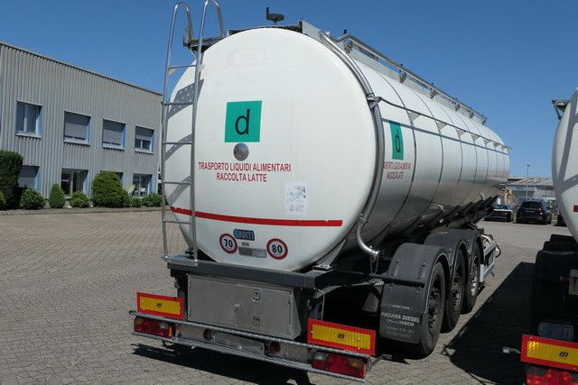 Menci SA 105/Lebensmittel Tank 32 cbm./Liftachse - Puspiekabe cisterna: foto 4 Menci SA 105/Lebensmittel Tank 32 cbm./Liftachse - Puspiekabe cisterna: foto 4