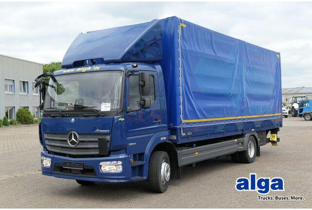 Mercedes-Benz 1224 L Atego 4x2, 7.200mm lang, AHK, LBW, Euro 6 - Kravas automašīna ar tentu: foto 1 Mercedes-Benz 1224 L Atego 4x2, 7.200mm lang, AHK, LBW, Euro 6 - Kravas automašīna ar tentu: foto 1