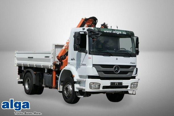 Mercedes-Benz 1829 K Axor, Atlas 116.3-A2L, AHK, Greifer,Klima - Kravas automašīna pašizgāzējs, Kravas auto ar manipulatoru: foto 1 Mercedes-Benz 1829 K Axor, Atlas 116.3-A2L, AHK, Greifer,Klima - Kravas automašīna pašizgāzējs, Kravas auto ar manipulatoru: foto 1