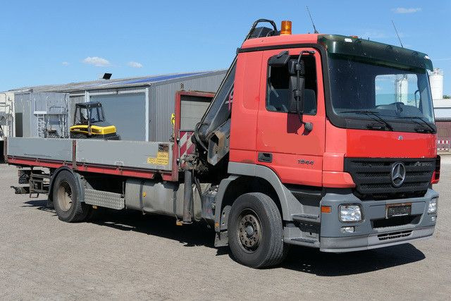 Bortu kravas automašīna/ Platforma, Kravas auto ar manipulatoru Mercedes-Benz 1844 L Actros 4x2, Hiab 144E-3, Funk, Voll-Luft: foto 6