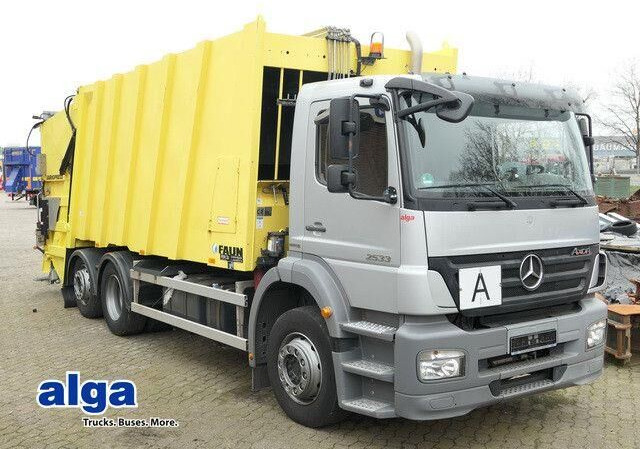 Mercedes-Benz 2533 L Axor 6x2,Faun,Variopress,Zöller-Schüttung - Atkritumu vedējs: foto 1 Mercedes-Benz 2533 L Axor 6x2,Faun,Variopress,Zöller-Schüttung - Atkritumu vedējs: foto 1