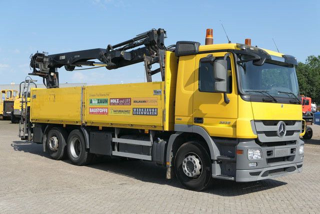 Mercedes-Benz 2536 Actros/MP3/HIAB 211DL/AHK/Klima - Bortu kravas automašīna/ Platforma, Kravas auto ar manipulatoru: foto 3 Mercedes-Benz 2536 Actros/MP3/HIAB 211DL/AHK/Klima - Bortu kravas automašīna/ Platforma, Kravas auto ar manipulatoru: foto 3