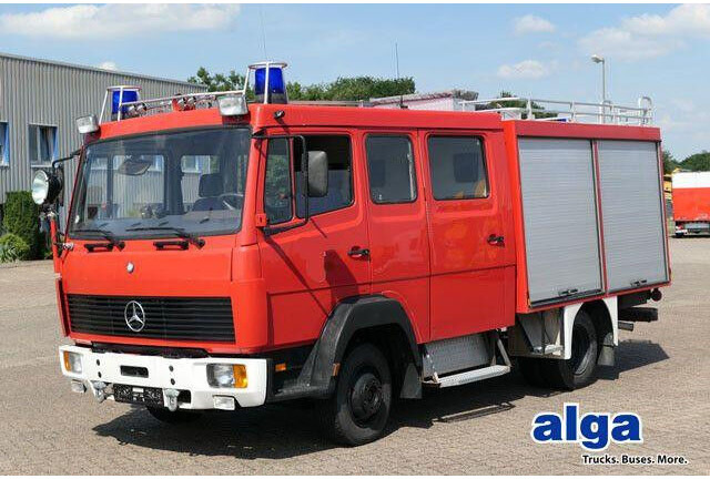 Mercedes-Benz 814 F/Feuerwehr/Pumpe/9 Sitze - Ugunsdzēsēju mašīna: foto 1 Mercedes-Benz 814 F/Feuerwehr/Pumpe/9 Sitze - Ugunsdzēsēju mašīna: foto 1