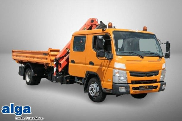 Mitsubishi Fuso Canter 7C18D, Palfinger PK 7001-KA, DOKA - Kravas automašīna pašizgāzējs, Kravas auto ar manipulatoru: foto 1 Mitsubishi Fuso Canter 7C18D, Palfinger PK 7001-KA, DOKA - Kravas automašīna pašizgāzējs, Kravas auto ar manipulatoru: foto 1