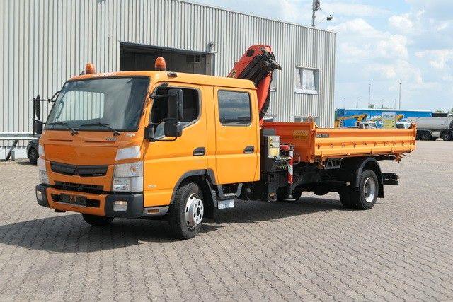 Jaunā Komercauto pašizgāzējs, Kravas-pasažieru furgons Mitsubishi Fuso Canter 7C18D, Palfinger PK 7001-KA, DOKA: foto 8