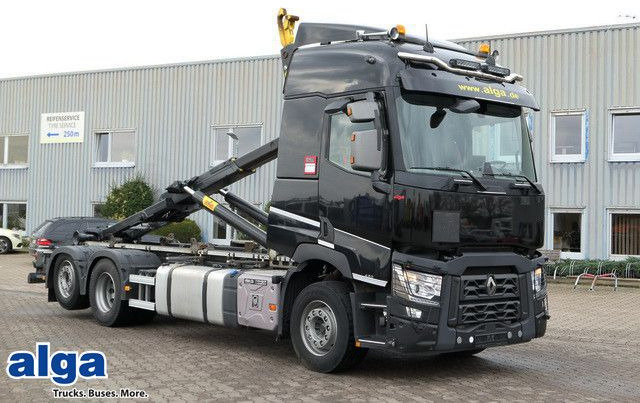 Pacēlājs ar āķi Renault C 480 DTI 13 6x2, Hyva 20-60-S, Lenk-Lift, Klima: foto 1