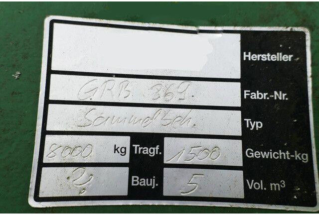 Sammelbehälter, Glascontainer, Absetzcontainer - Kravas automašīna - kabeļu sistēma: foto 4 Sammelbehälter, Glascontainer, Absetzcontainer - Kravas automašīna - kabeļu sistēma: foto 4