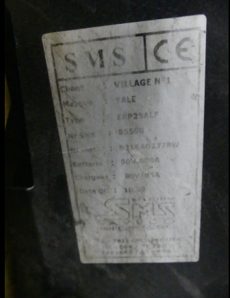 Chariot élévateur Yale ERP25ALFV2145 - Autokrāvējs: foto 5 Chariot élévateur Yale ERP25ALFV2145 - Autokrāvējs: foto 5