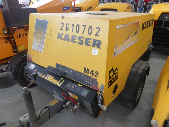 REF:2610 - Compresseur tractable Kaeser M43 - Gaisa kompresors: foto 2 REF:2610 - Compresseur tractable Kaeser M43 - Gaisa kompresors: foto 2