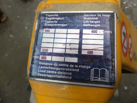 Transpalette électrique + transpalette manuel - Rokas palešu ratiņi: foto 4 Transpalette électrique + transpalette manuel - Rokas palešu ratiņi: foto 4
