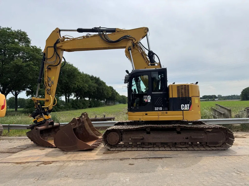 Kāpurķēžu ekskavators Caterpillar 321D Engcon Gripper 2011 3 Buckets!: foto 1