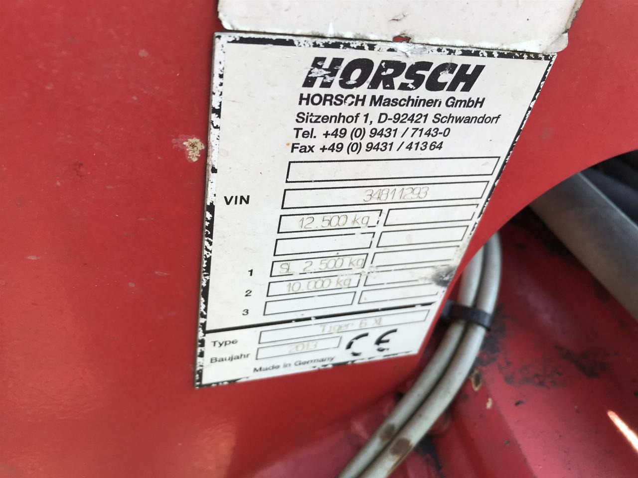 Kultivators Horsch Tiger 6XL: foto 10