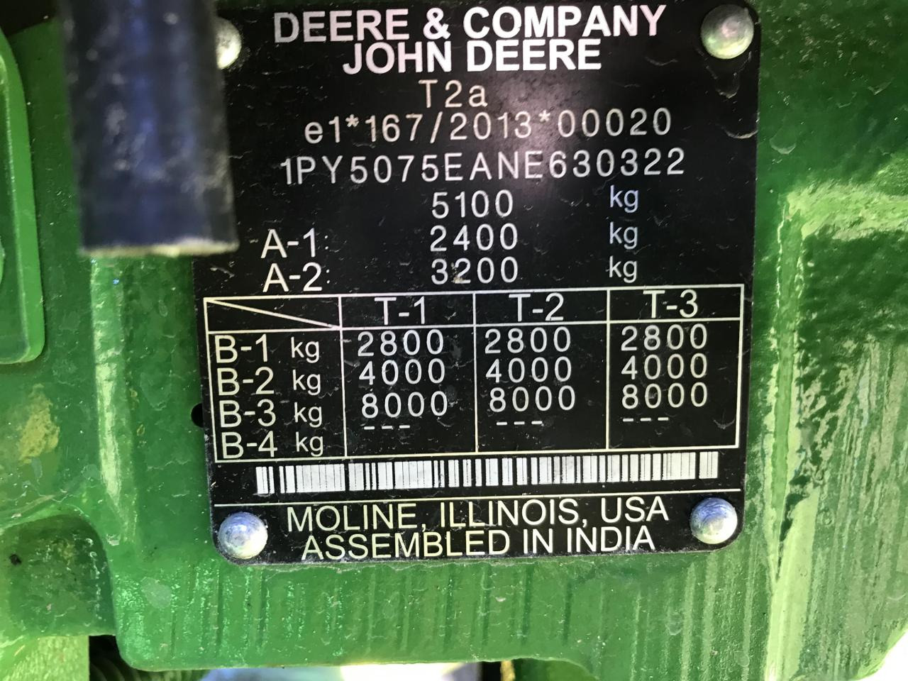 Traktors John Deere 5075E: foto 10