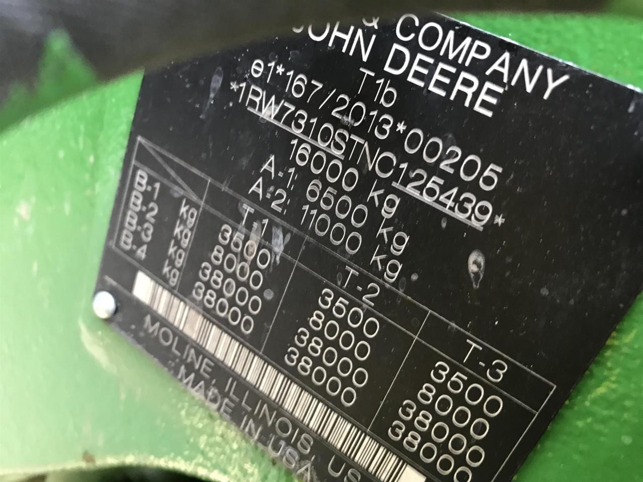Traktors John Deere 7R 310: foto 15