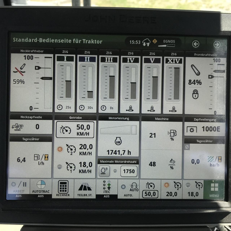 Traktors John Deere 7R 350: foto 9