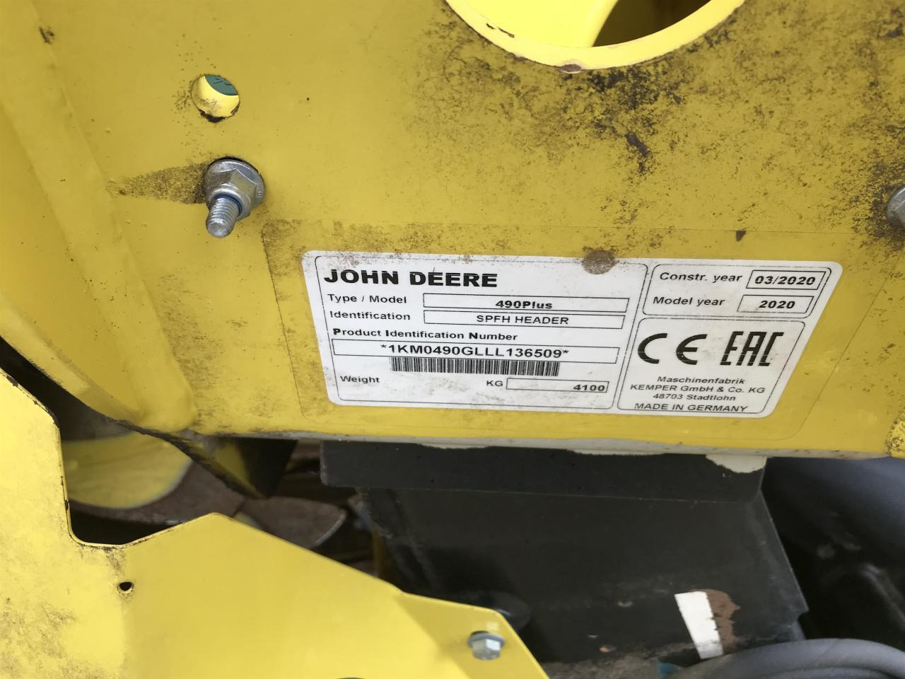 Lopbarības kombains John Deere 9800i: foto 14