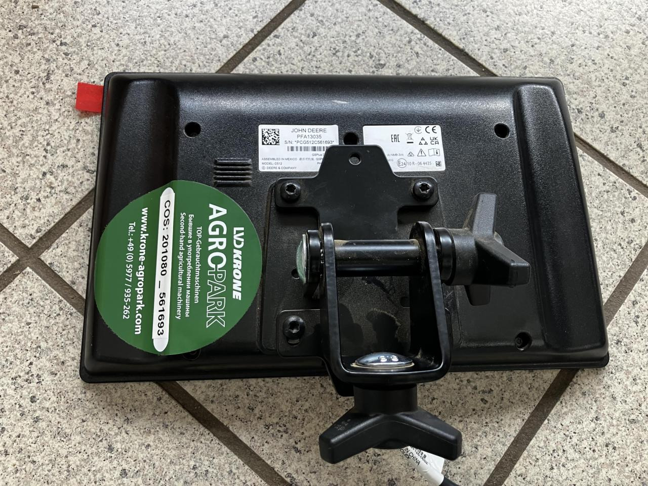 John Deere G5 Plus Zusatzdisplay - Navigācijas sistēma - Lauksaimniecības tehnika: foto 2 John Deere G5 Plus Zusatzdisplay - Navigācijas sistēma - Lauksaimniecības tehnika: foto 2