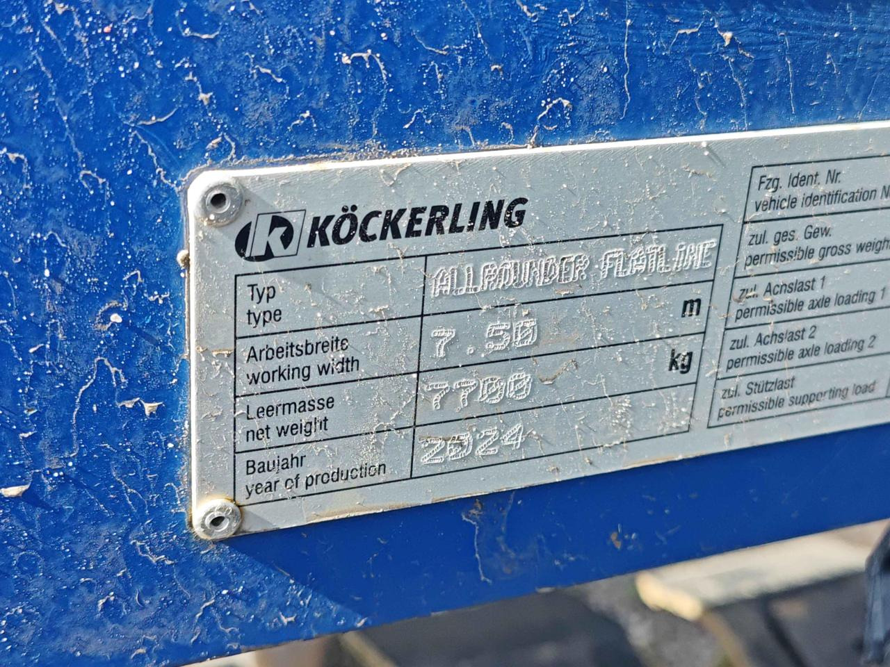 Kultivators Köckerling Allrounder flatline 750: foto 11