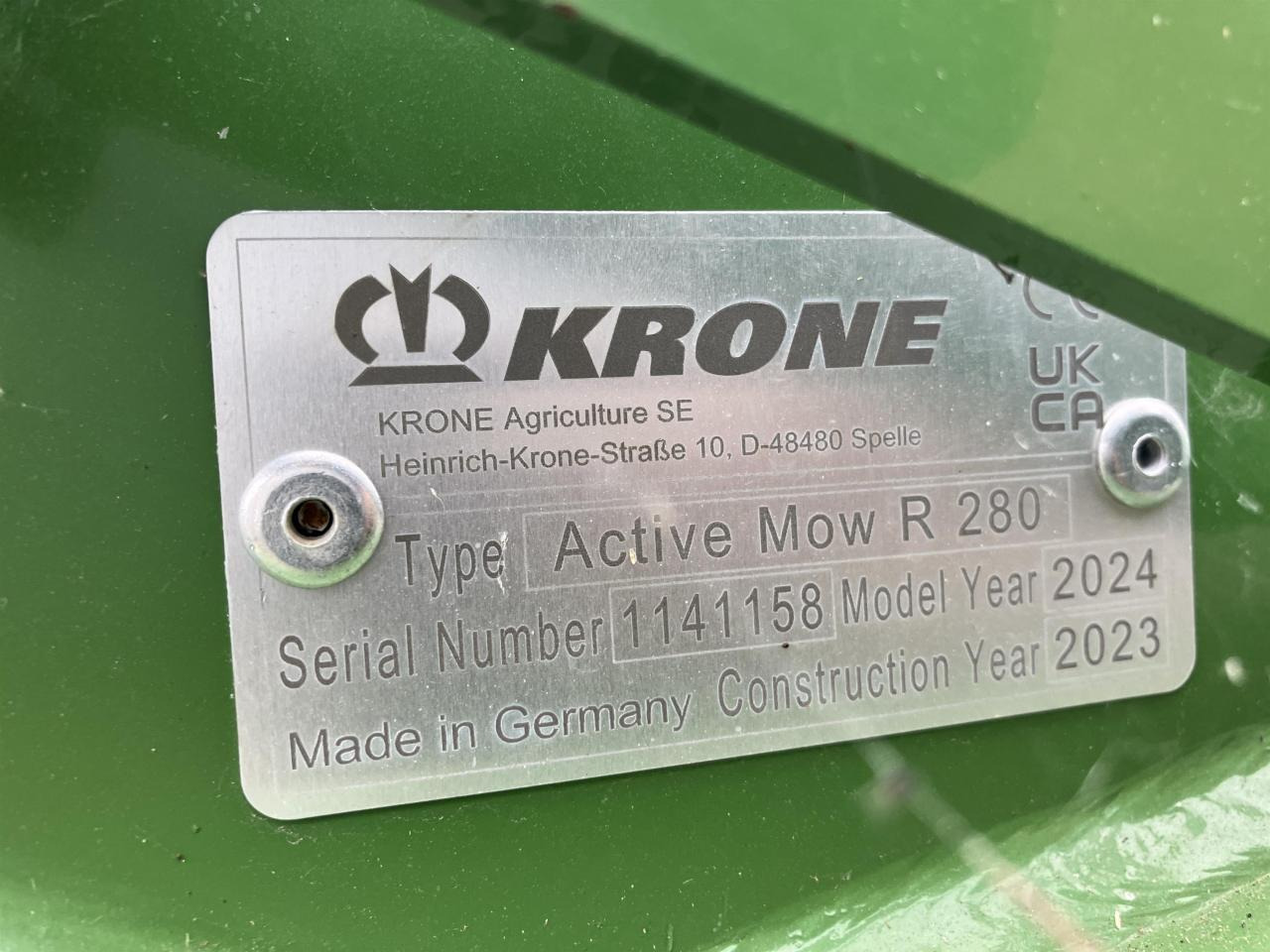 Krone ActiveMow R 280 - Pļāvējs: foto 5 Krone ActiveMow R 280 - Pļāvējs: foto 5