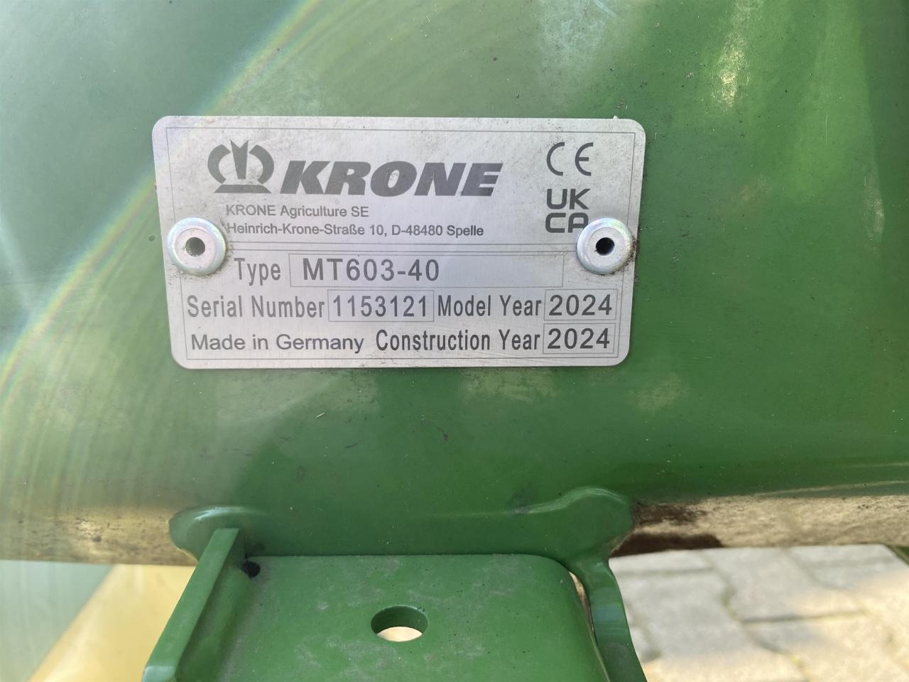 Krone EC B 1000 - Pļāvējs: foto 3 Krone EC B 1000 - Pļāvējs: foto 3