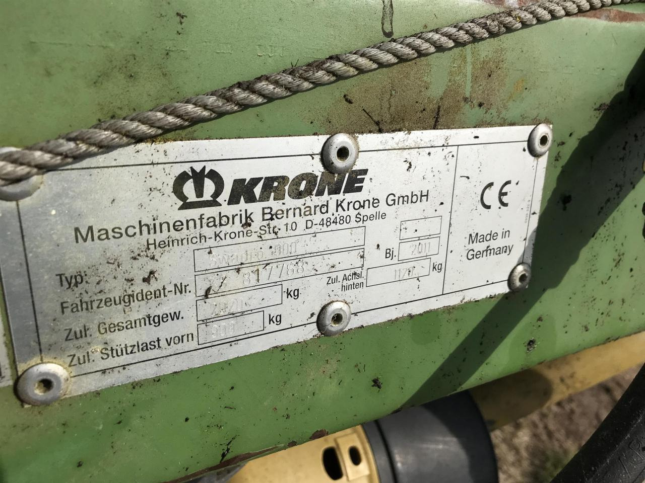 Vālotājs/ Ārdītājs Krone SWADRO 900: foto 7