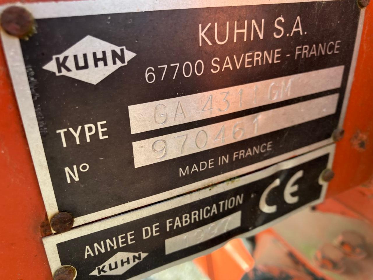 Kuhn GA 4311 GM - Vālotājs/ Ārdītājs: foto 3 Kuhn GA 4311 GM - Vālotājs/ Ārdītājs: foto 3