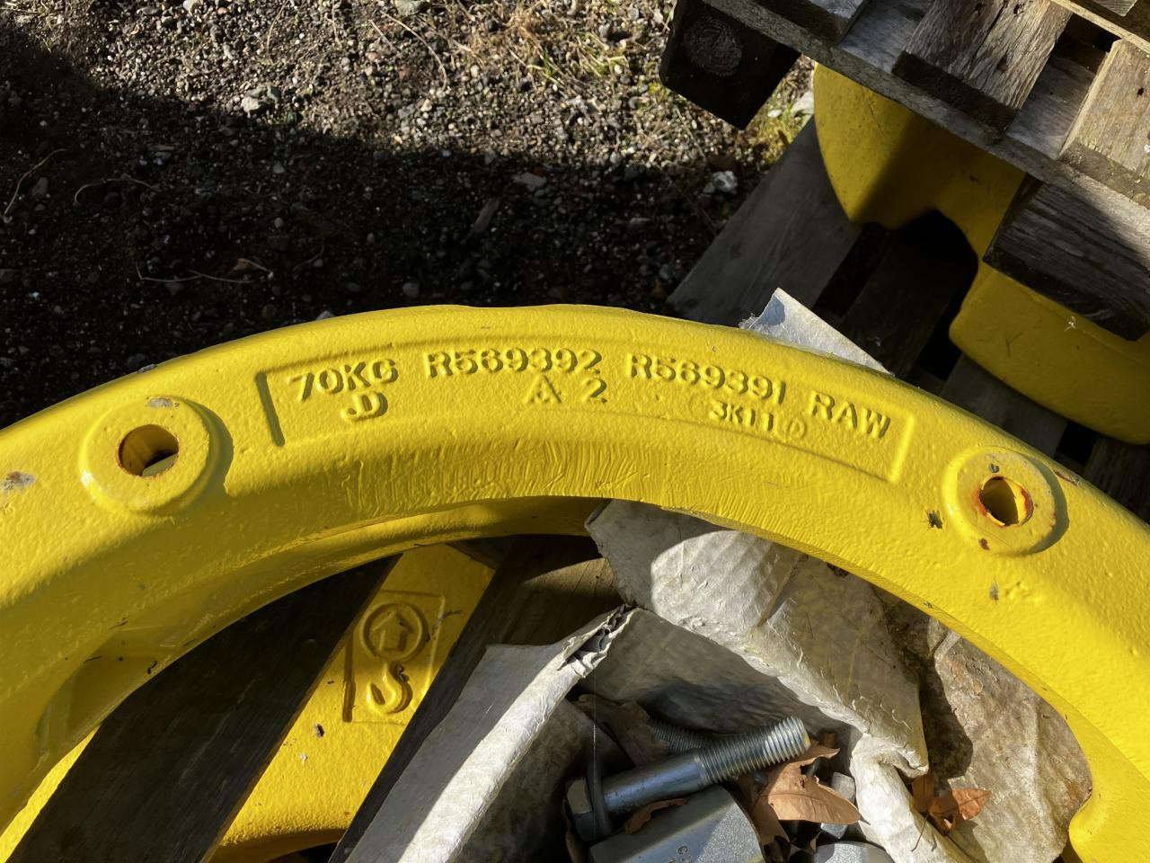 John Deere 70 Kg + 900 kg - Rezerves daļa - Lauksaimniecības tehnika: foto 5 John Deere 70 Kg + 900 kg - Rezerves daļa - Lauksaimniecības tehnika: foto 5