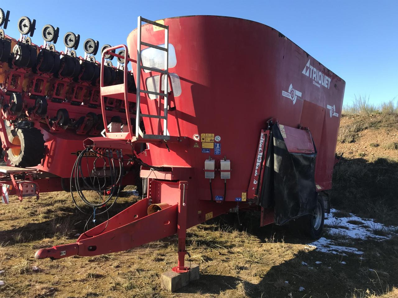 Trioliet Solomix 2 / 2400 ZK - Lopbarības mikseris: foto 5 Trioliet Solomix 2 / 2400 ZK - Lopbarības mikseris: foto 5