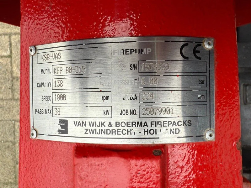 Ūdens sūknis Cummins B3.8-C Firepack 138 m3 / h Diesel Waterpomp as New ! 197 hours: foto 11