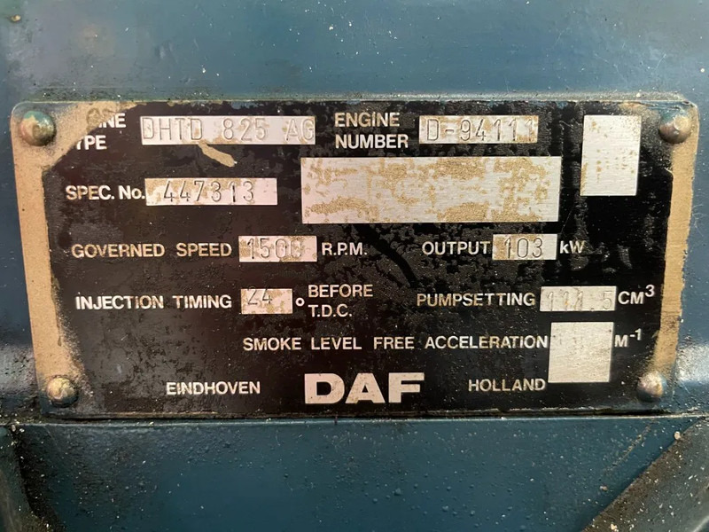 DAF DHTD 825 AG dieselmotor, 140 PK als nieuw! - Dzinējs - Iekraušanas tehnika: foto 4 DAF DHTD 825 AG dieselmotor, 140 PK als nieuw! - Dzinējs - Iekraušanas tehnika: foto 4