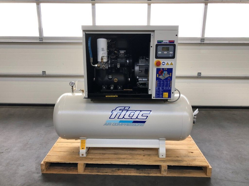 Jaunā Gaisa kompresors Fiac New Silver 10 / 300 Silent 7.5 kW 860 L / min 10 bar Elektrische Schroefcompressor met ketel: foto 8