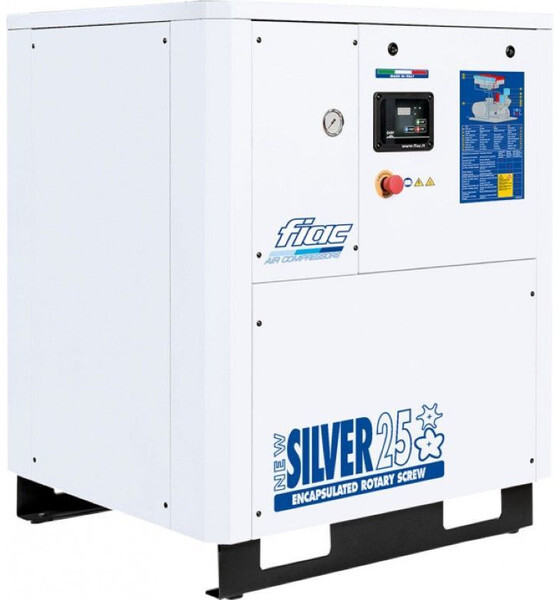 Fiac New Silver 25 Silent 18.5 kW 2500 L / min 10 Bar Elektrische Schroefcompressor - Gaisa kompresors: foto 1 Fiac New Silver 25 Silent 18.5 kW 2500 L / min 10 Bar Elektrische Schroefcompressor - Gaisa kompresors: foto 1
