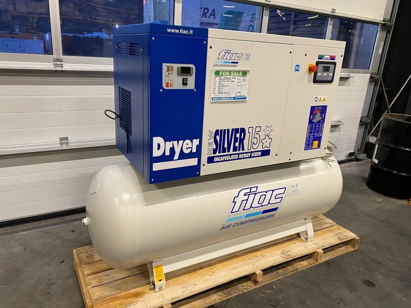 Fiac NewSilver D 15 / 500 NewSilver D 15 / 500 - 1430 L / min 11 kW 10 bar Elektrische Schroefcompressor + Droger - Gaisa kompresors: foto 3 Fiac NewSilver D 15 / 500 NewSilver D 15 / 500 - 1430 L / min 11 kW 10 bar Elektrische Schroefcompressor + Droger - Gaisa kompresors: foto 3