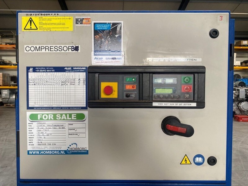 Grassair S218.10 Elektrische 75 kW 10.000 L / min Silent Schroefcompressor - Gaisa kompresors: foto 4 Grassair S218.10 Elektrische 75 kW 10.000 L / min Silent Schroefcompressor - Gaisa kompresors: foto 4