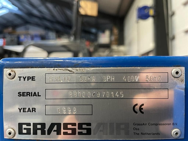 Grassair S88.10 Elektrische Schroefcompressor 4000L / min 10 Bar - Gaisa kompresors: foto 3 Grassair S88.10 Elektrische Schroefcompressor 4000L / min 10 Bar - Gaisa kompresors: foto 3