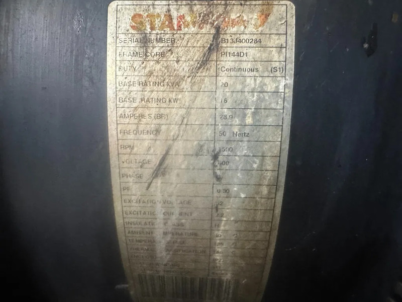 Hatz 2M41 Stamford 20 kVA generatorset - Elektroģenerators: foto 5 Hatz 2M41 Stamford 20 kVA generatorset - Elektroģenerators: foto 5