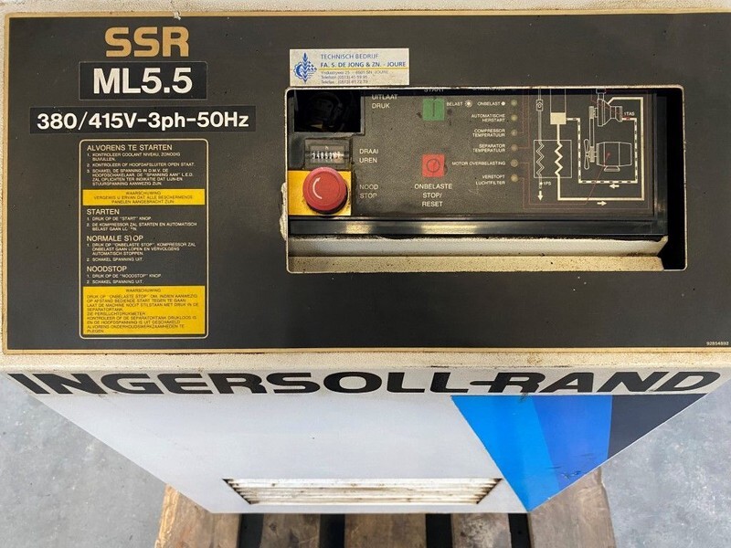 Ingersoll Rand SSR ML 5.5 SSR ML5.5 6 kW 800 L / min 7.5 Bar Elektrische Schroefcompressor - Gaisa kompresors: foto 5 Ingersoll Rand SSR ML 5.5 SSR ML5.5 6 kW 800 L / min 7.5 Bar Elektrische Schroefcompressor - Gaisa kompresors: foto 5