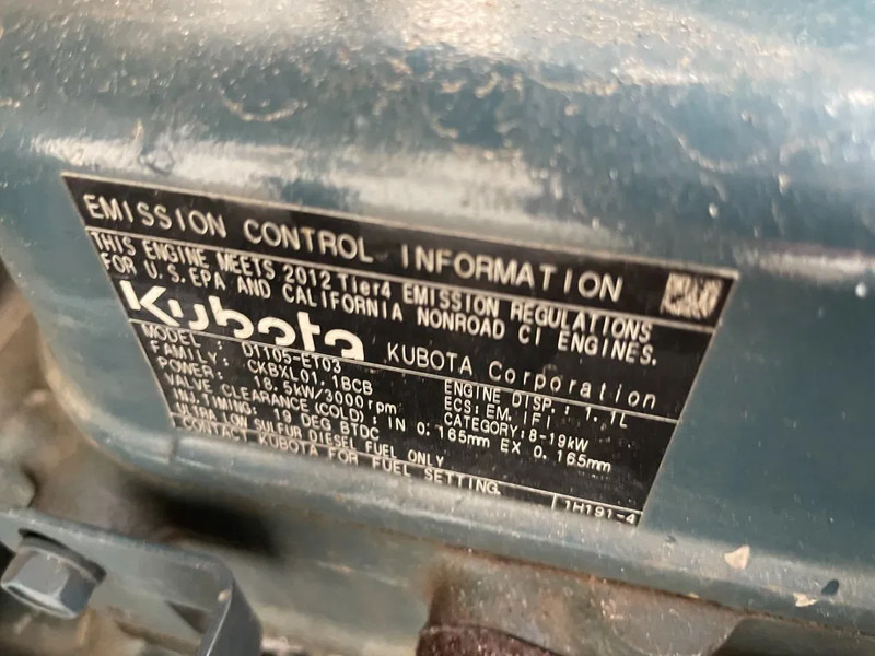 Gaisa kompresors Kaeser M27 Kubota 2,7 m3 / min 7 Bar 18 kW Mobiele Silent Diesel Compressor: foto 8