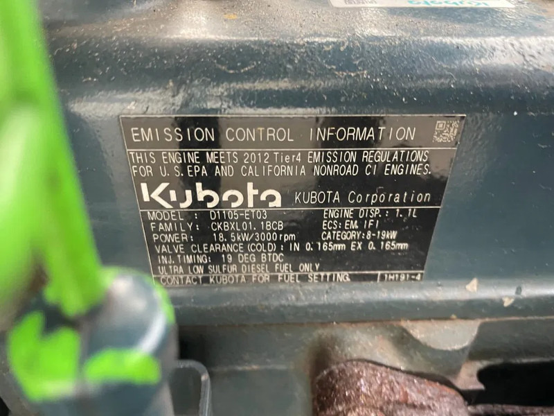 Gaisa kompresors Kaeser M27 Kubota 2,7 m3 / min 7 Bar 18 kW Mobiele Silent Diesel Compressor: foto 11