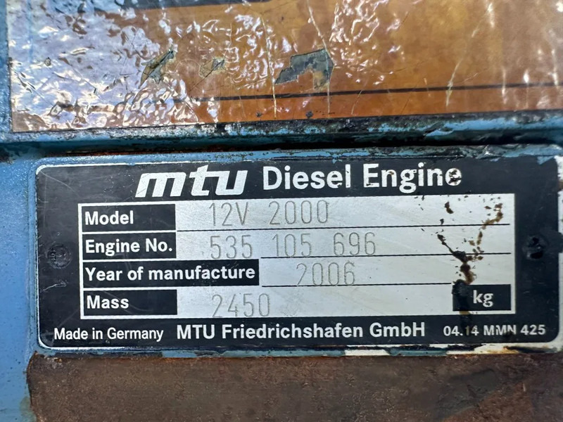 MTU 12V 2000 Marelli 750 kVA generatorset - Elektroģenerators: foto 3 MTU 12V 2000 Marelli 750 kVA generatorset - Elektroģenerators: foto 3