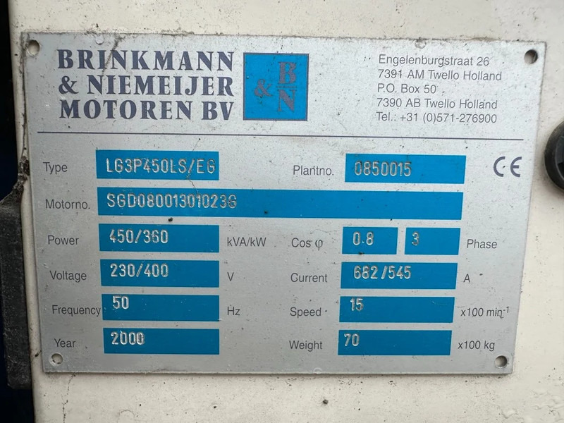 Elektroģenerators Perkins 3008-TAG3A FG Wilson Stamford 450 kVA Silent generatorset: foto 5