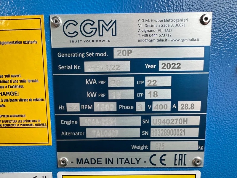 Perkins Leroy Somer 22 kVA Silent noodstroom systeem generatorset NSA XXL tank met ATS New ! - Elektroģenerators: foto 3 Perkins Leroy Somer 22 kVA Silent noodstroom systeem generatorset NSA XXL tank met ATS New ! - Elektroģenerators: foto 3