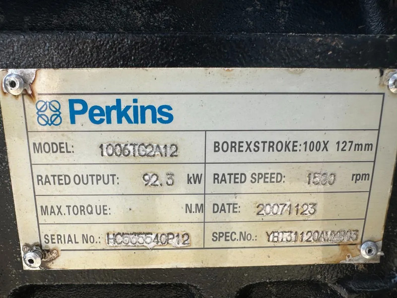 Elektroģenerators Perkins Stamford 100 kVA noodstroom generatorset: foto 8