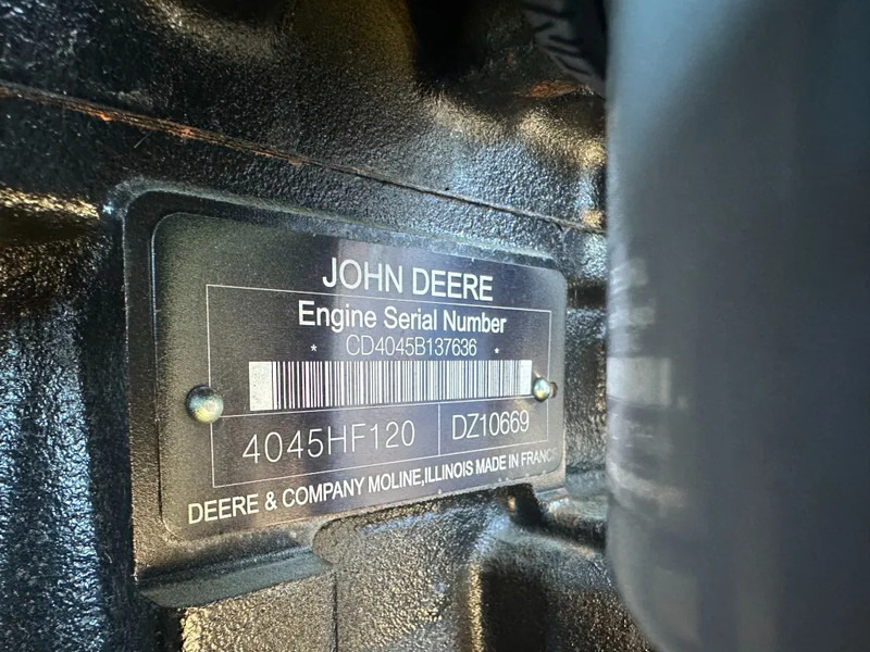 Elektroģenerators SDMO J110K John Deere 110 kVa silent noodstroom generatorset as New ! 40 hours !: foto 9