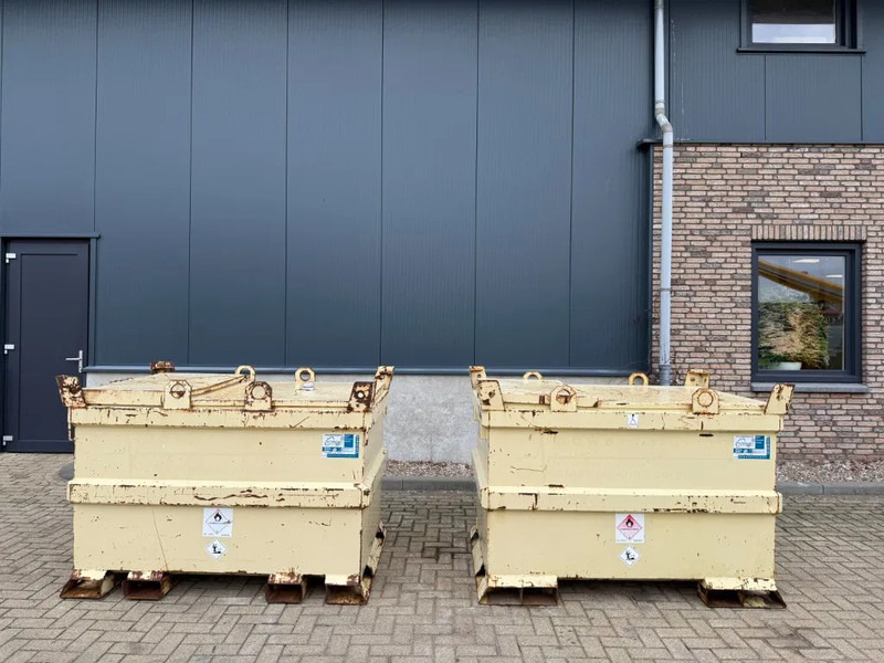 Tolsma Kiwa IBC 1150 liter Dieseltank Milieutank - Jūras konteiners: foto 1 Tolsma Kiwa IBC 1150 liter Dieseltank Milieutank - Jūras konteiners: foto 1