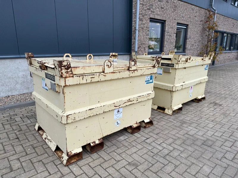 Tolsma Kiwa IBC 1150 liter Dieseltank Milieutank - Jūras konteiners: foto 5 Tolsma Kiwa IBC 1150 liter Dieseltank Milieutank - Jūras konteiners: foto 5